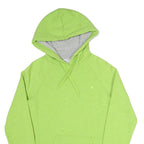 CHAMPION Womens Green Hoodie M Cotton Blend Pullover Casual Essential
