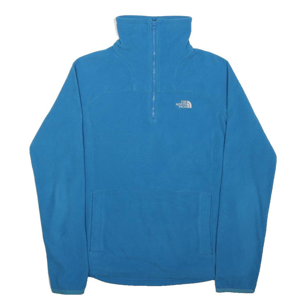 THE NORTH FACE Womens Blue Polyester Plain Pullover Crew Neck Jumper S Outdoor
