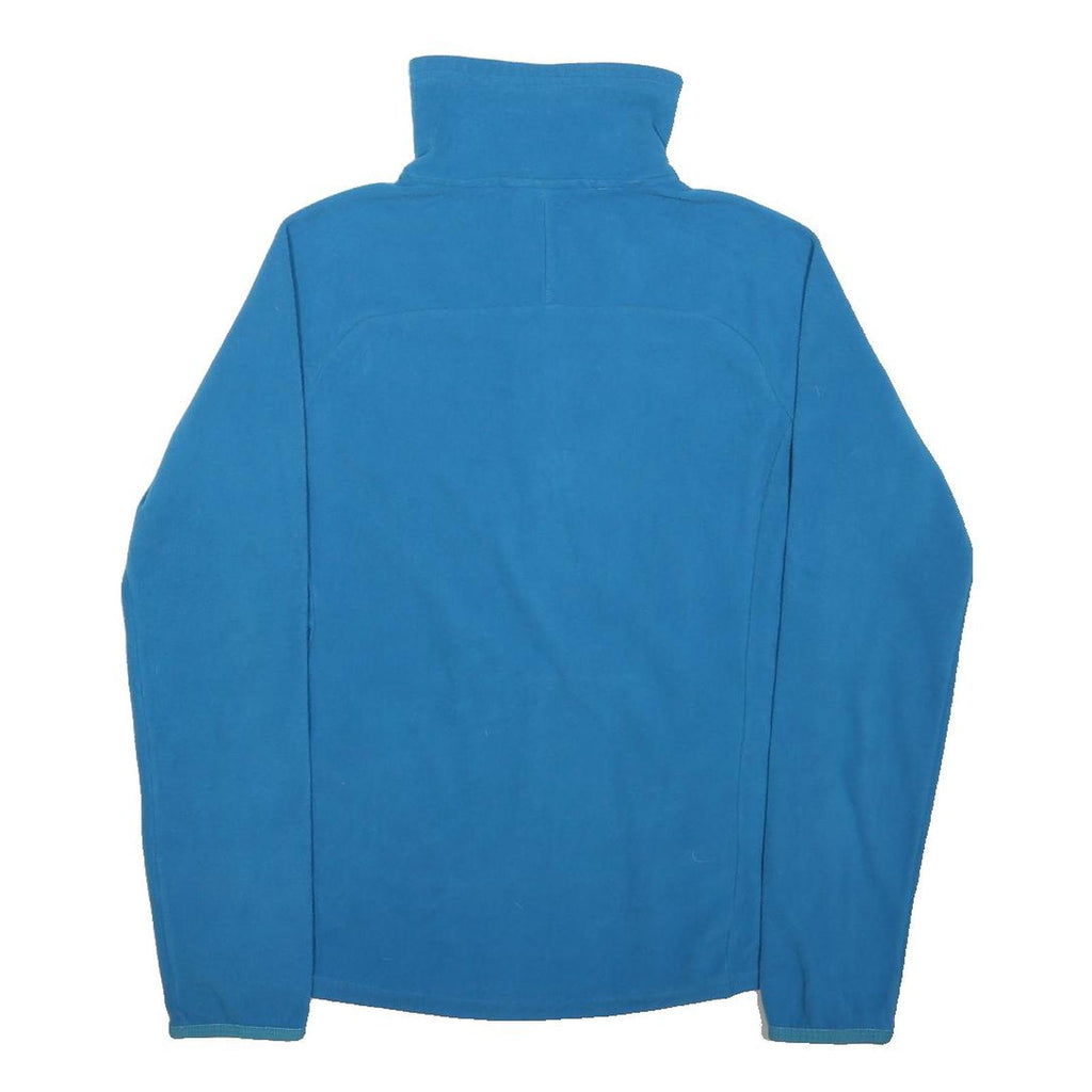 THE NORTH FACE Womens Blue Polyester Plain Pullover Crew Neck Jumper S Outdoor