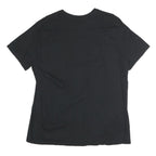 NIKE Mens Black Graphic T-Shirt XL Short Sleeve Crew Neck Casual Cotton