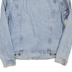 LEVI'S Mens Blue Denim Jacket L Cotton Blend Classic Button Closure