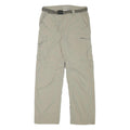 COLUMBIA Mens Polyester Blend Beige Regular Fit Straight Leg Trousers W28 L28