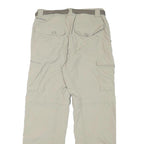 COLUMBIA Mens Polyester Blend Beige Regular Fit Straight Leg Trousers W28 L28