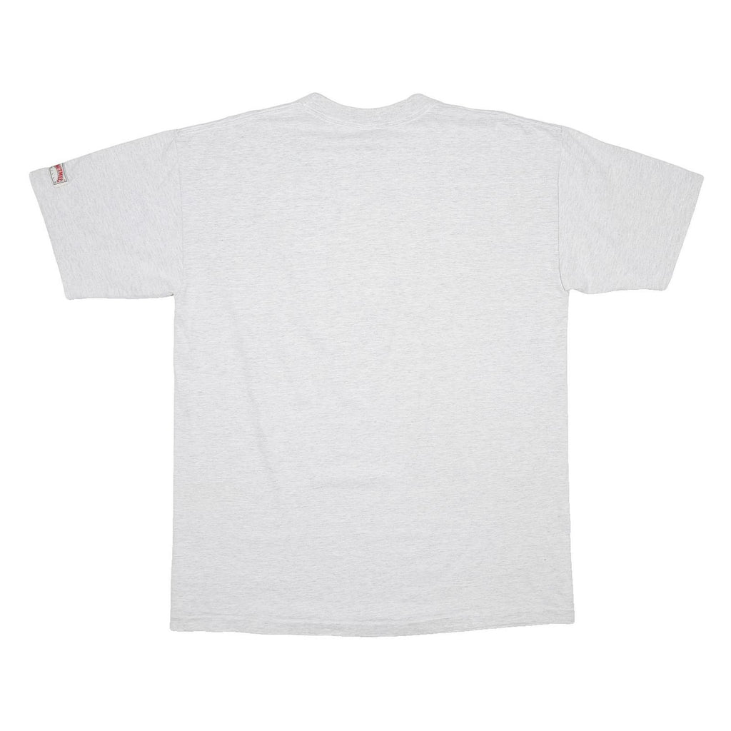 NUTMEG Mens Grey Super Bowl XXVI Graphic T-Shirt XL Short Sleeve Crew Neck