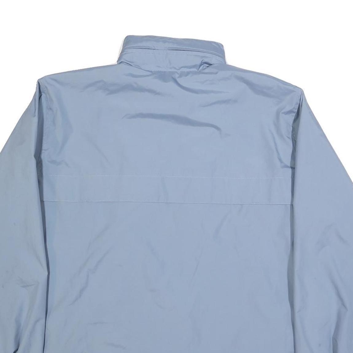 CARHARTT Mens Blue Lightweight Synthetic Zip Jacket L Plain Casual Outdoor