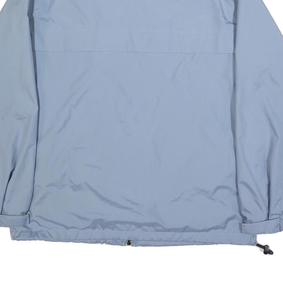 CARHARTT Mens Blue Lightweight Synthetic Zip Jacket L Plain Casual Outdoor