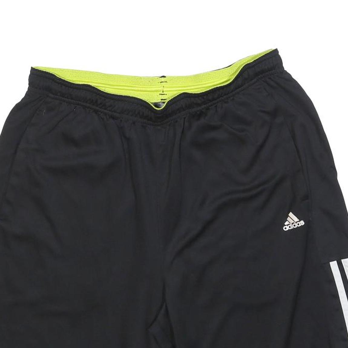 ADIDAS Mens Black Sports Shorts L W30 Climacool Polyester Casual Gym Workout