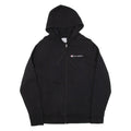 CHAMPION Mens Black Hoodie Full Zip M