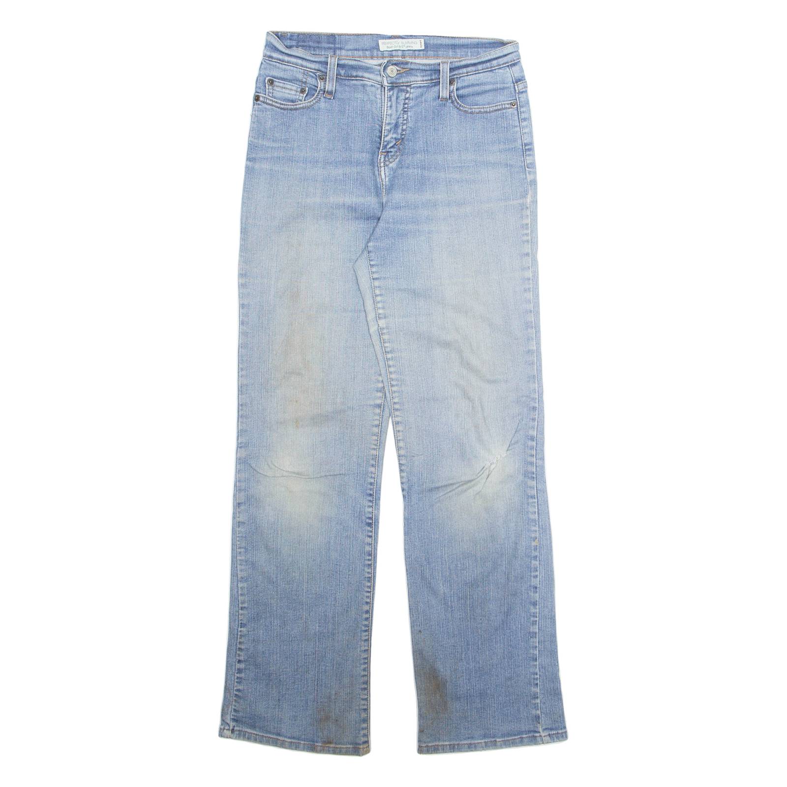 LEVI'S Womens Jeans Blue Regular Bootcut Stone Wash W28 L30