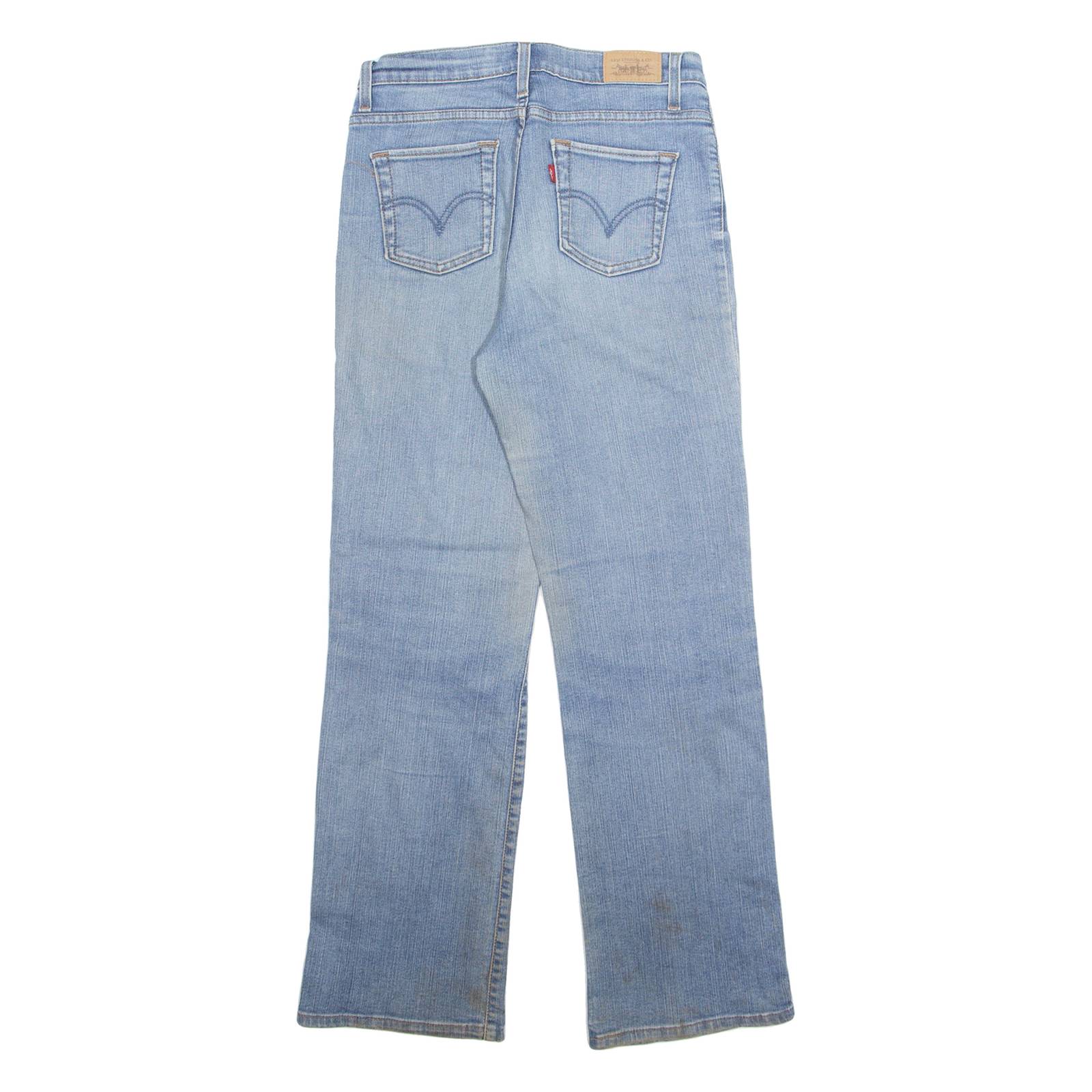 LEVI'S Womens Jeans Blue Regular Bootcut Stone Wash W28 L30