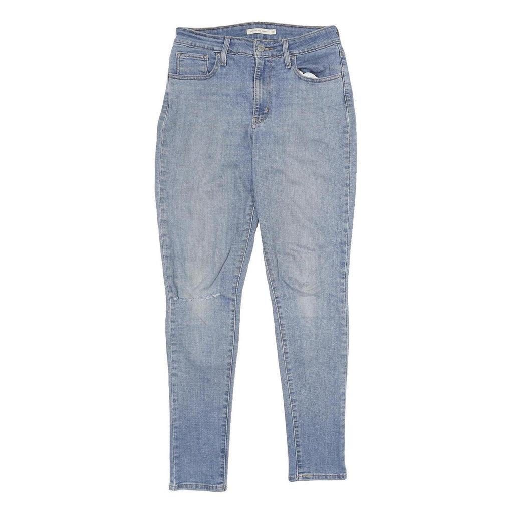 LEVI'S 721 High Rise Skinny Womens Jeans Blue Slim Denim Medium W28 L30 Stretch