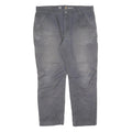 CARHARTT Mens Cotton Blend Grey Relaxed Fit Straight Leg Trousers W40 L32