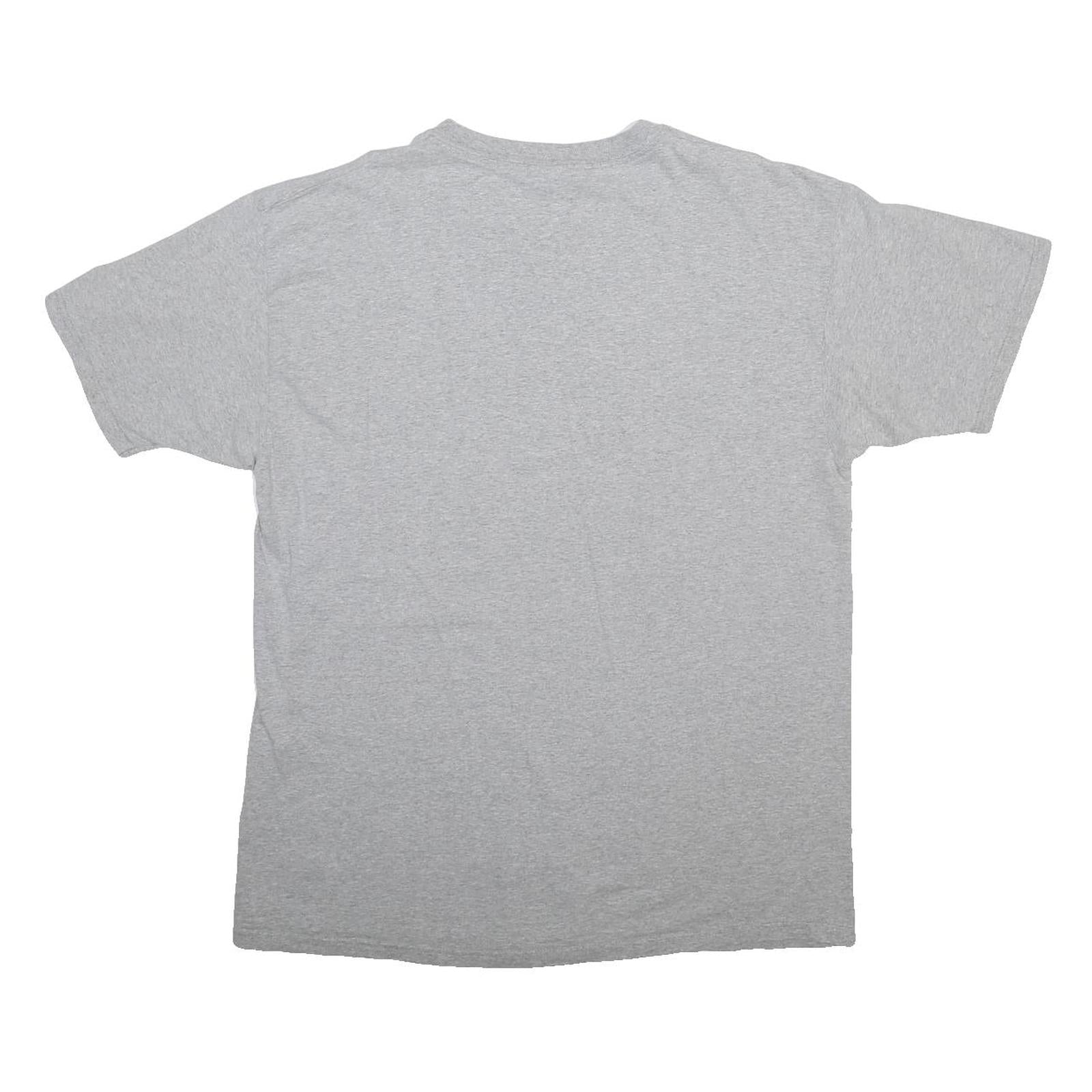 CHAMPION Mens Grey Jesuit Football Graphic T-Shirt XL Short Sleeve Crew Neck