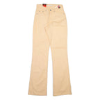 HIS Womens Trousers Orange Slim Bootcut W24 L33