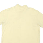 CHAPS Mens Yellow Basic Cotton Blend Short Sleeve Polo Shirt L Classic Fit