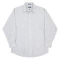 CHAPS Mens White Polycotton Shirt L Button Down Formal Classic Fit