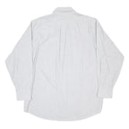CHAPS Mens White Polycotton Shirt L Button Down Formal Classic Fit