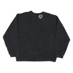 Mens Black Sweatshirt Wisconsin Map The Badger State Crew Neck L Regional Print