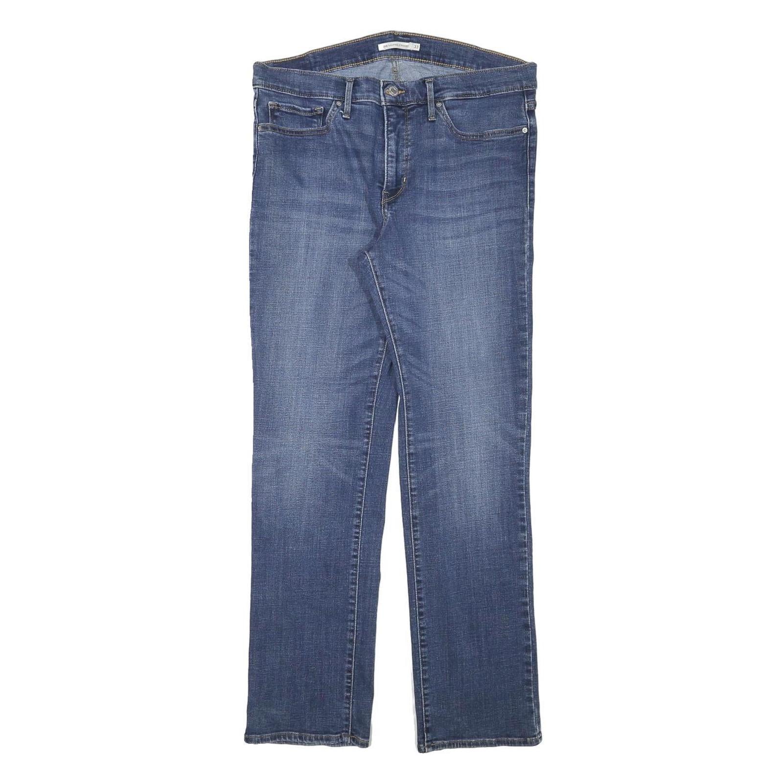 LEVI'S Womens Jeans Blue Regular Straight Denim Medium W33 L29 Classic Cotton