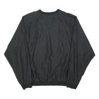 REEBOK Mens Black Polyester Classic Jacket 2XL Plain Sportswear Casual