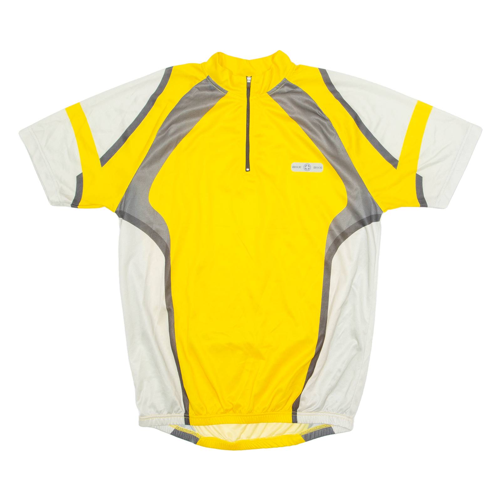 CRANE Cycling Mens Jersey Yellow 1/4 Zip M