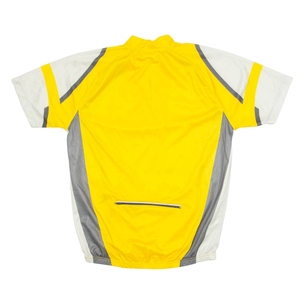 CRANE Cycling Mens Jersey Yellow 1/4 Zip M