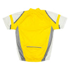 CRANE Cycling Mens Jersey Yellow 1/4 Zip M