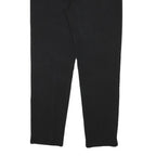 CARLA FERRONI Womens Polyester Blend Black Slim Slim Trousers W30 L28 Elegant