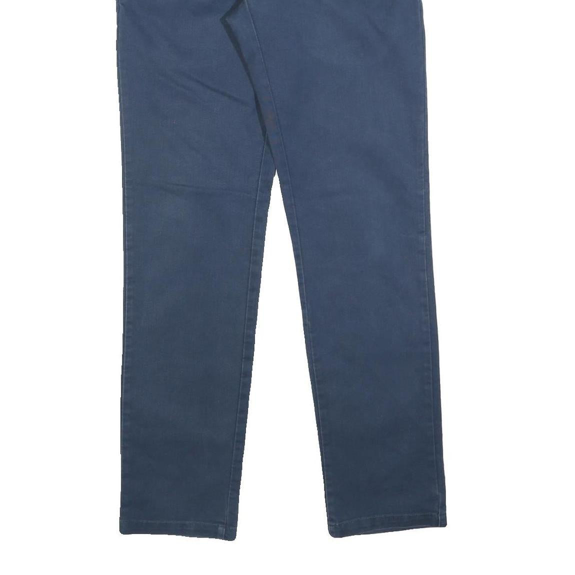 CARHARTT Mens Cotton Blend Blue Slim Straight Trousers W32 L32 Casual Workwear