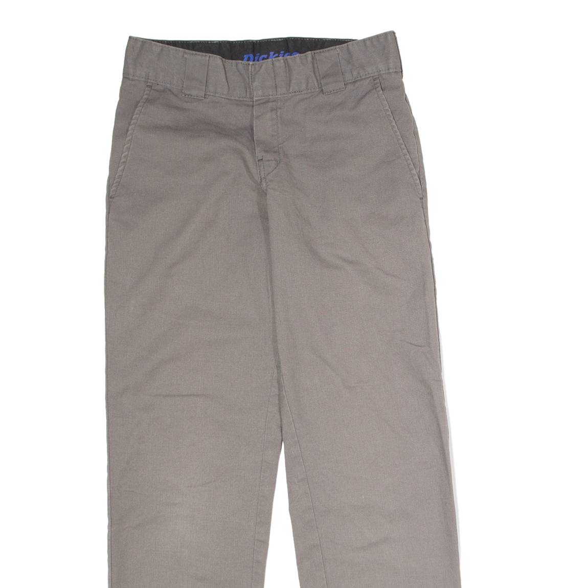 DICKIES Flex Workwear Mens Trousers Grey Slim Tapered W28 L30