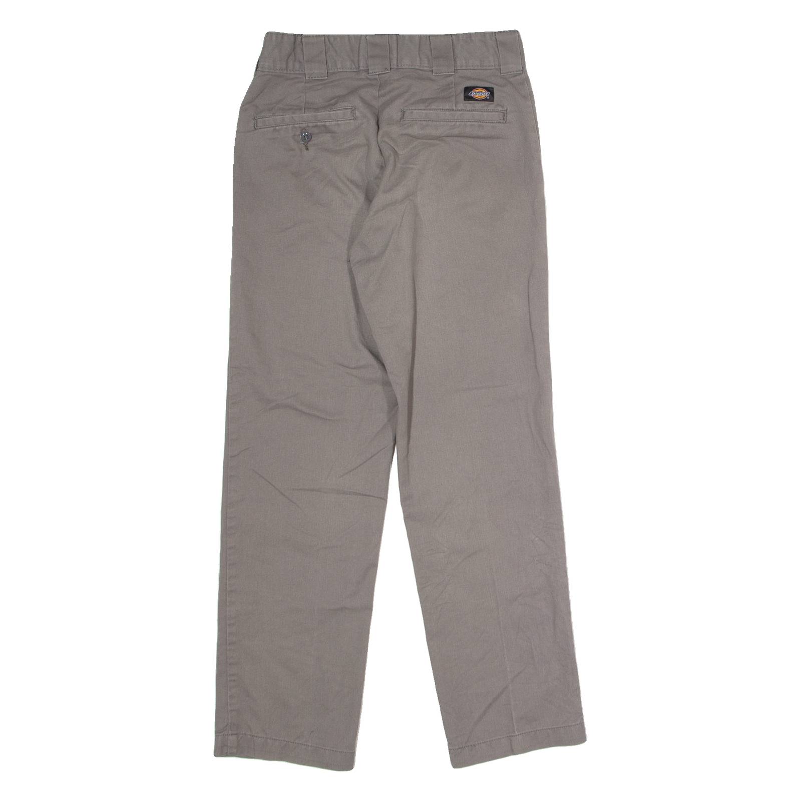 DICKIES Flex Workwear Mens Trousers Grey Slim Tapered W28 L30