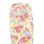 BLUES CLUB Womens Cotton Blend White & Multicolour Floral Regular Fit Straight