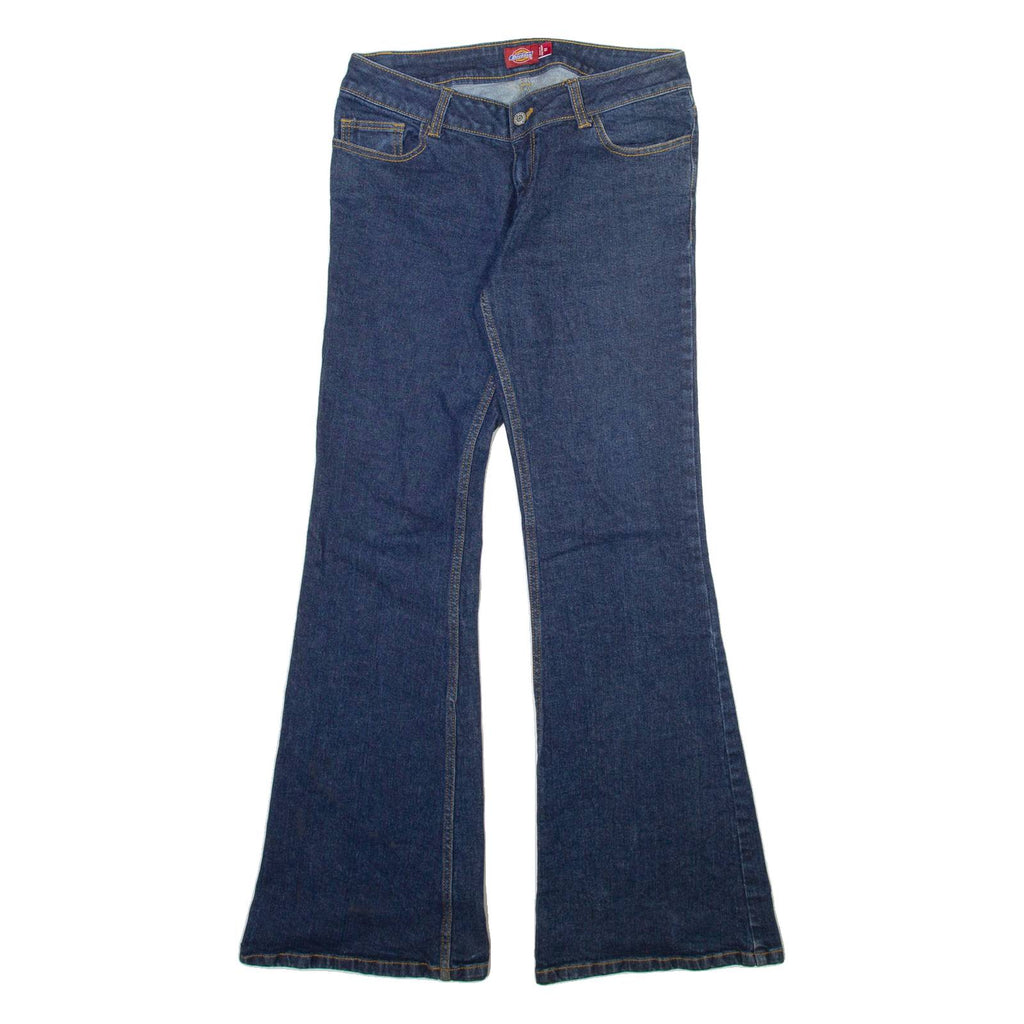 DICKIES Womens Jeans Blue Slim Bootcut W30 L31