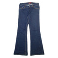 DICKIES Womens Jeans Blue Slim Bootcut W30 L31