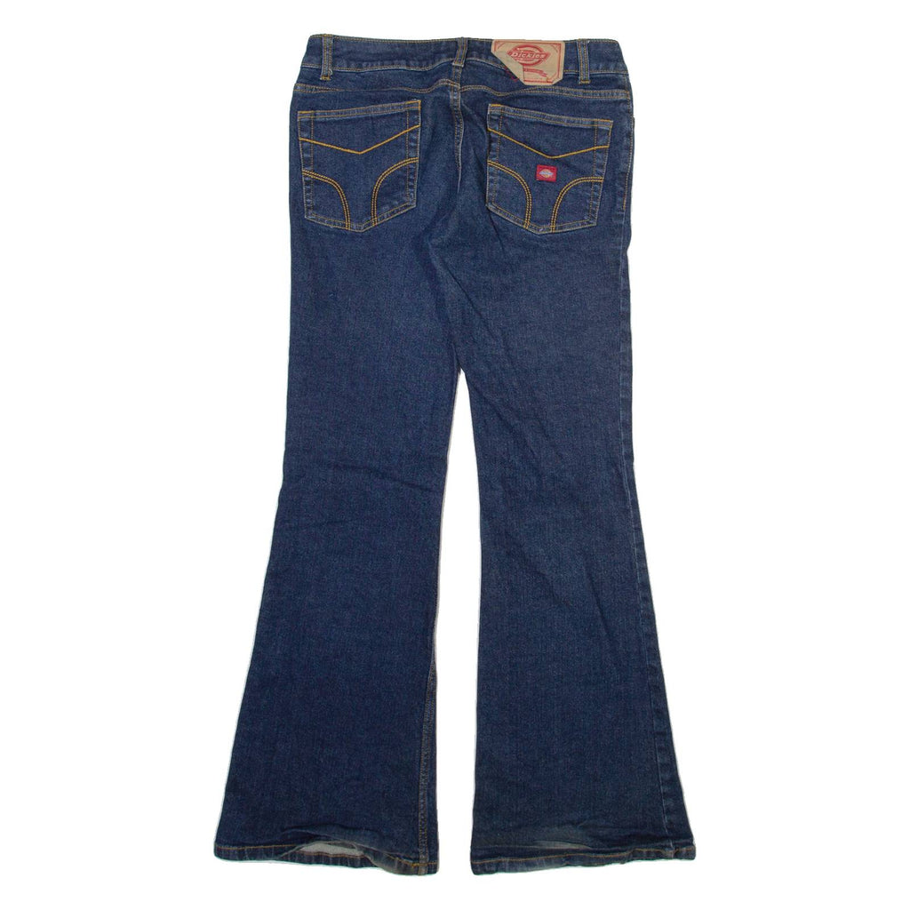 DICKIES Womens Jeans Blue Slim Bootcut W30 L31