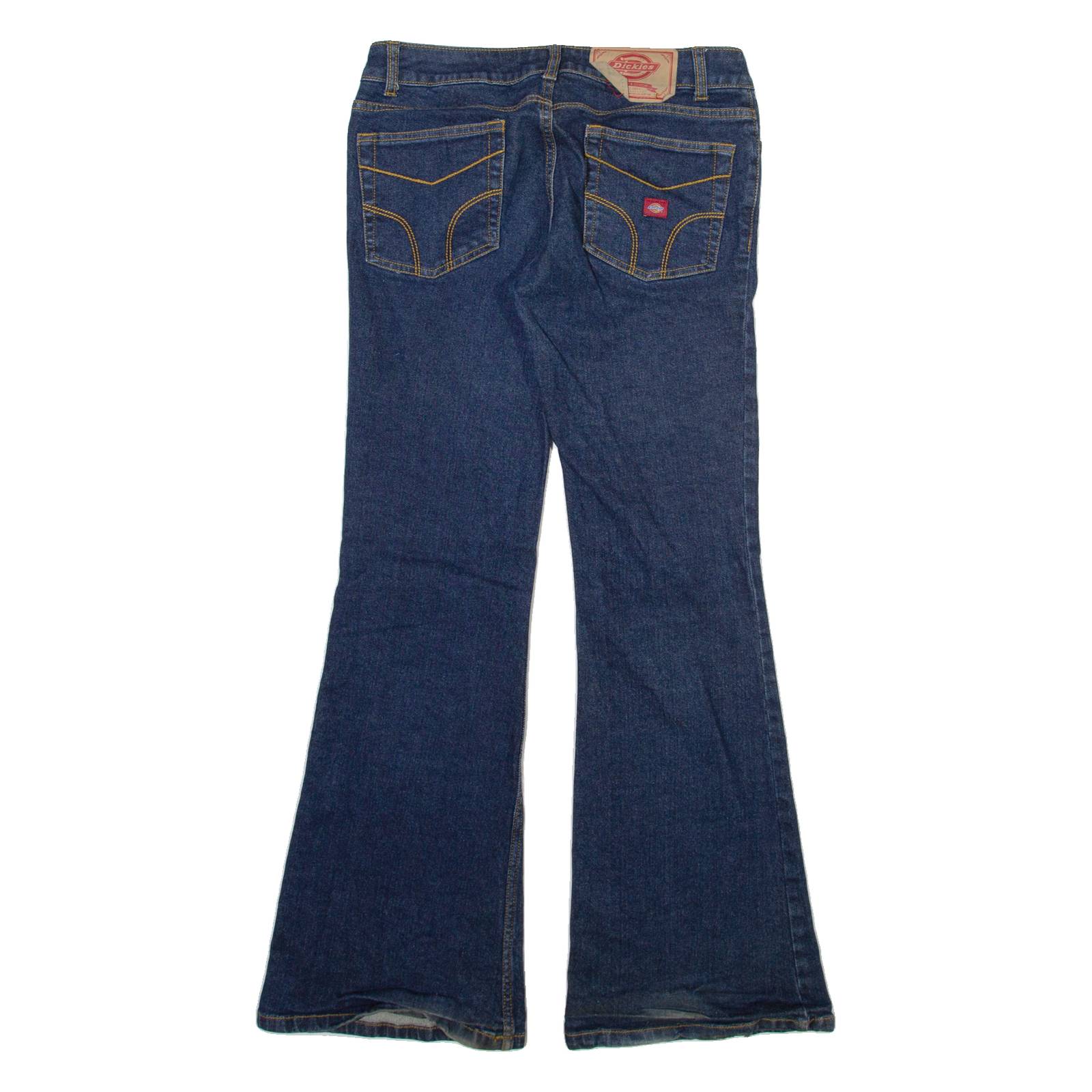 DICKIES Womens Jeans Blue Slim Bootcut W30 L31
