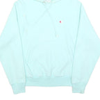 CHAMPION REVERSE WEAVE Mens Blue Pullover Hoodie S Cotton Blend Casual Wear