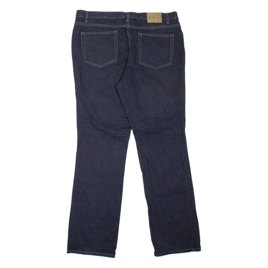 CALVIN KLEIN JEANS Womens Jeans Blue Regular Straight W36 L33