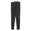 LEVI'S 720 BIG E Womens Jeans Black Slim Skinny Denim Medium W26 L29 Stretch