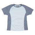 BERGHAUS Womens Blue & Grey Modern T-Shirt M Short Sleeve Crew Neck Casual