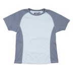 BERGHAUS Womens Blue & Grey Modern T-Shirt M Short Sleeve Crew Neck Casual