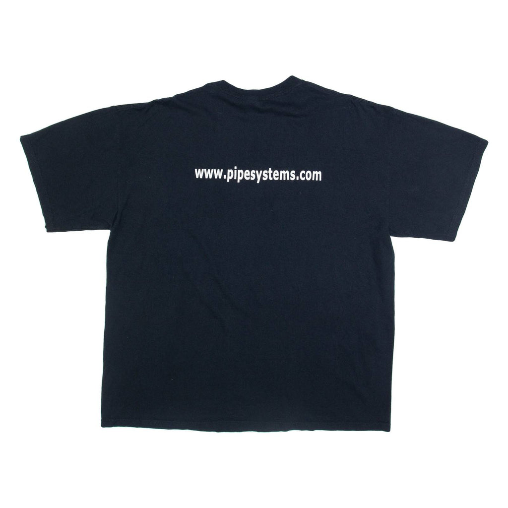 GILDAN Mens T-Shirt Black XL