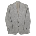 CELLINI Mens Grey Wool Blazer Jacket M Woven Button Closure Classic Fit