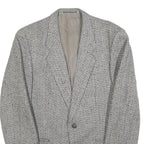 CELLINI Mens Grey Wool Blazer Jacket M Woven Button Closure Classic Fit