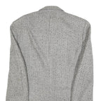 CELLINI Mens Grey Wool Blazer Jacket M Woven Button Closure Classic Fit