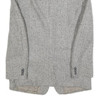 CELLINI Mens Grey Wool Blazer Jacket M Woven Button Closure Classic Fit