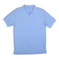 LEVI'S Mens Blue Short Sleeve Plain Polo Shirt L Cotton Blend Casual Summer