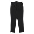 LEVI'S Womens Black Slim Skinny Denim Jeans W28 L26 Zip Cotton Blend Comfortable