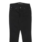 LEVI'S Womens Black Slim Skinny Denim Jeans W28 L26 Zip Cotton Blend Comfortable