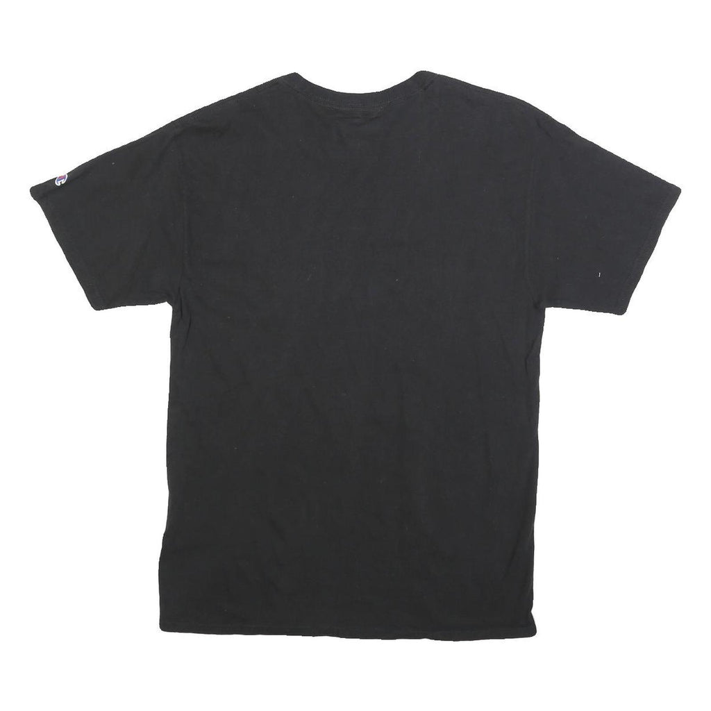 CHAMPION Mens Black Indiana Kokomo Cougars Graphic T-Shirt M Short Sleeve Crew